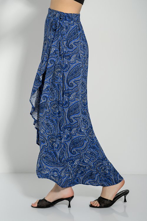 Midi cruise paisley skirt