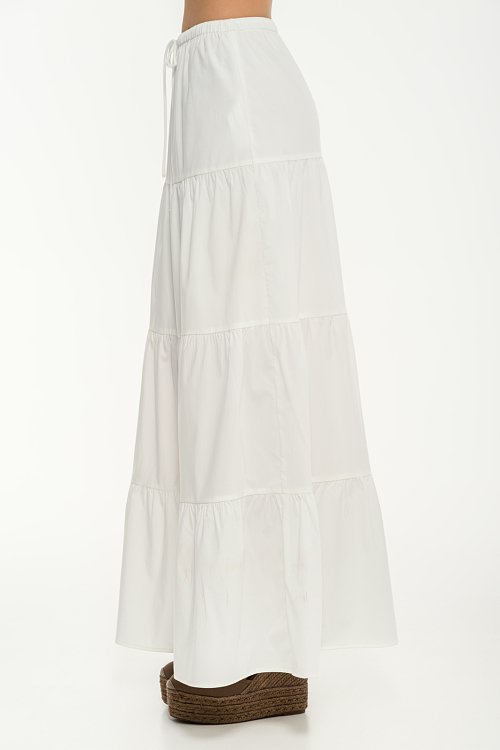 pinkwoman Maxi εβαζέ φούστα ποπλίνα (SUGAR) - 3