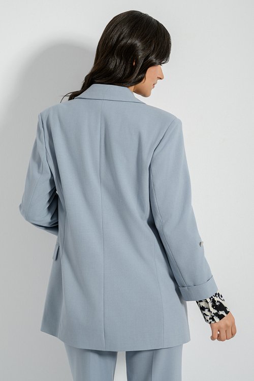 Blazer with rolled up sleeves
