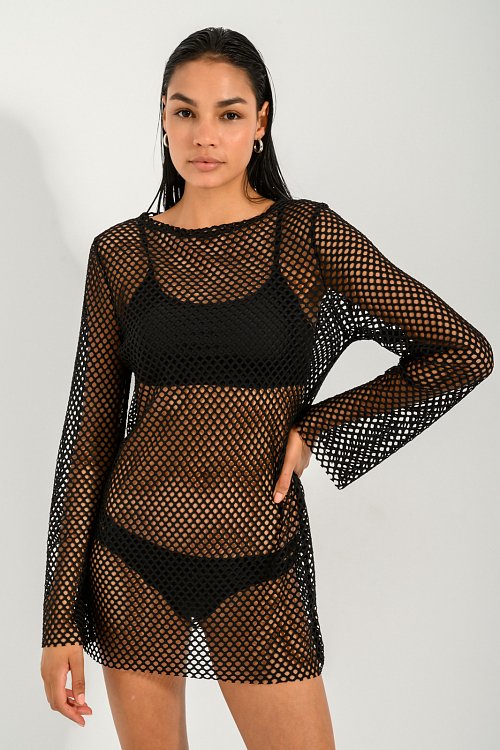 Mini mesh dress