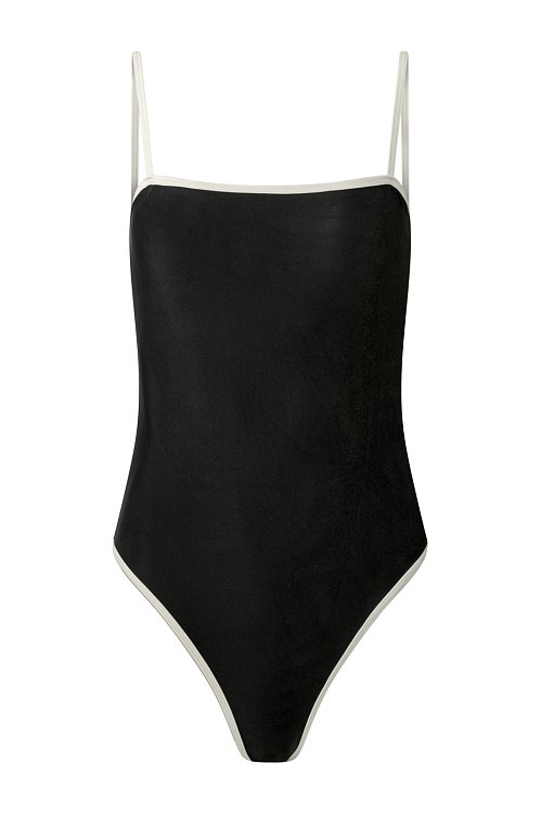 Ολόσωμο μαγιό με διχρωμία (BLACK)