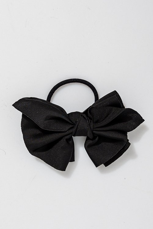 Hair elastic with ribbon