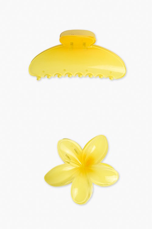 Σετ 2 κλάμερ μαλλιών (YELLOW)