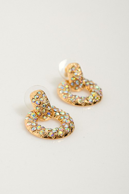 Earring with strass