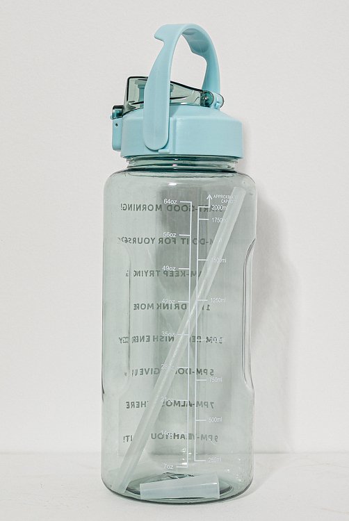 Transparent water bottle