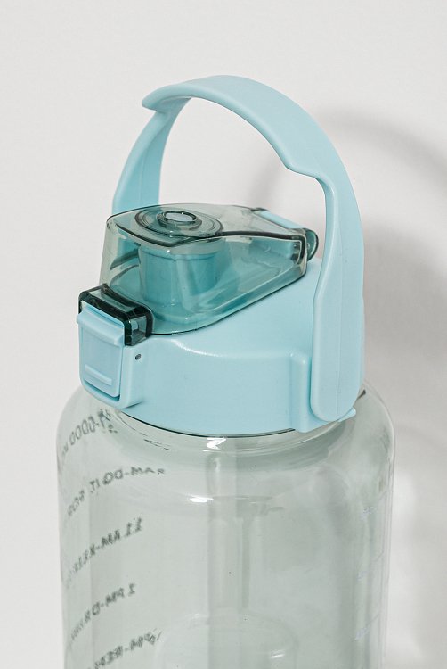 Transparent water bottle