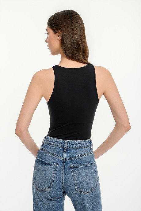 Lycra sleeveless bodysuit