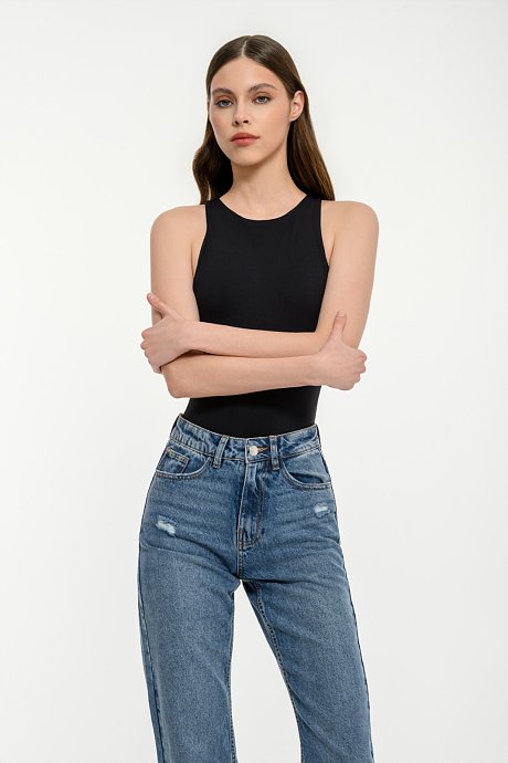 Lycra sleeveless bodysuit