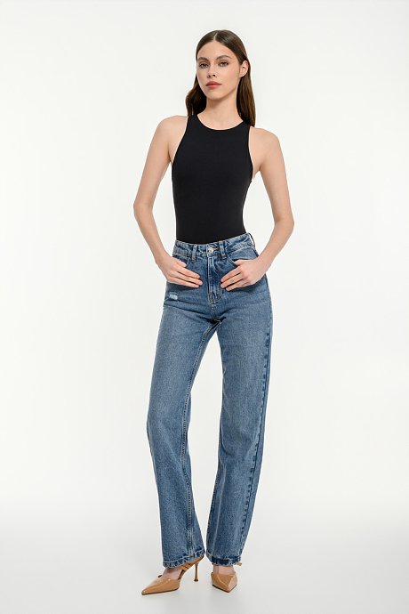 Lycra sleeveless bodysuit