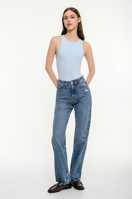 Lycra sleeveless bodysuit