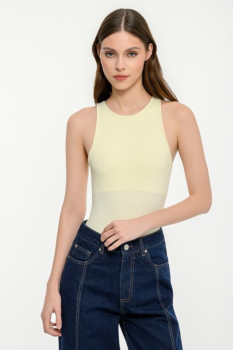 Lycra sleeveless bodysuit