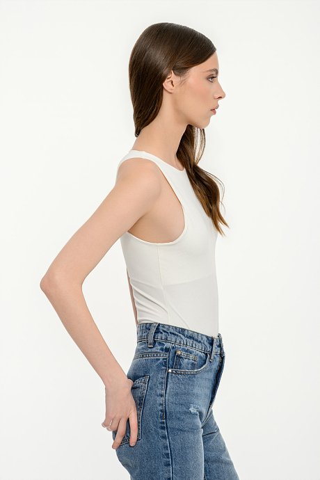 Lycra sleeveless bodysuit