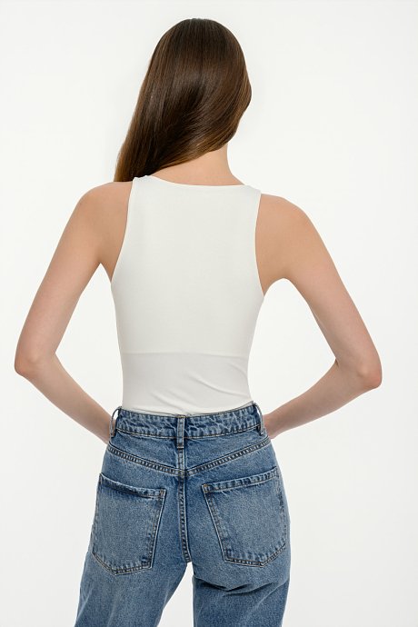 Lycra sleeveless bodysuit