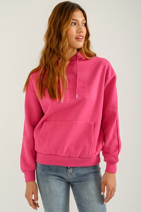 Hoodie with embroidered detail