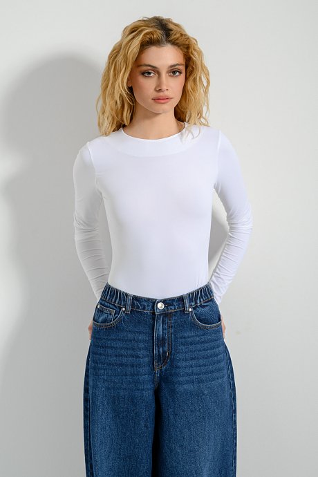Lycra bodysuit with long sleeves