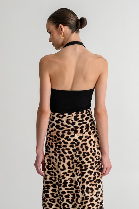 Top with halter neckline