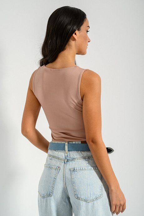 Lycra top with wide straps
