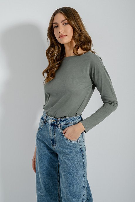 Cotton basic blouse