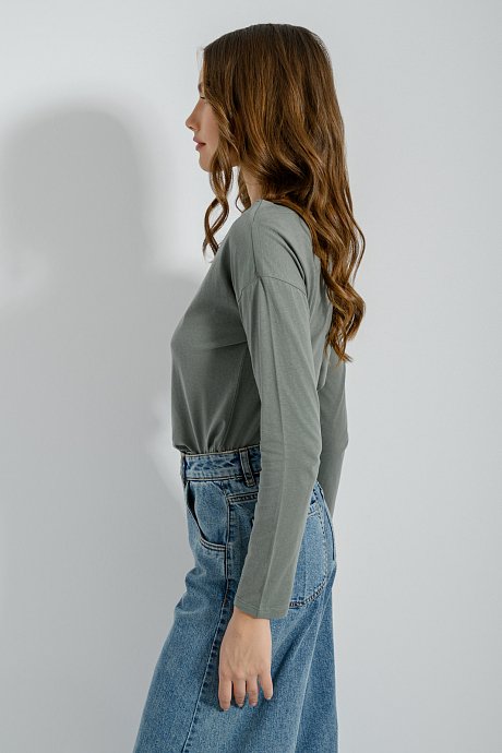 Cotton basic blouse