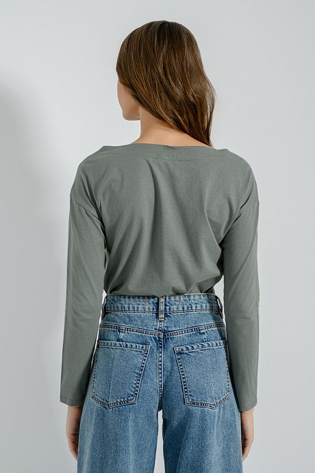Cotton basic blouse