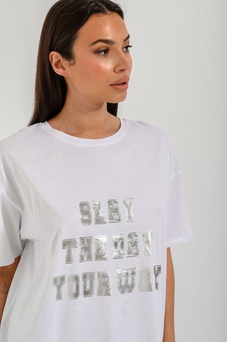 Oversized t-shirt with print
