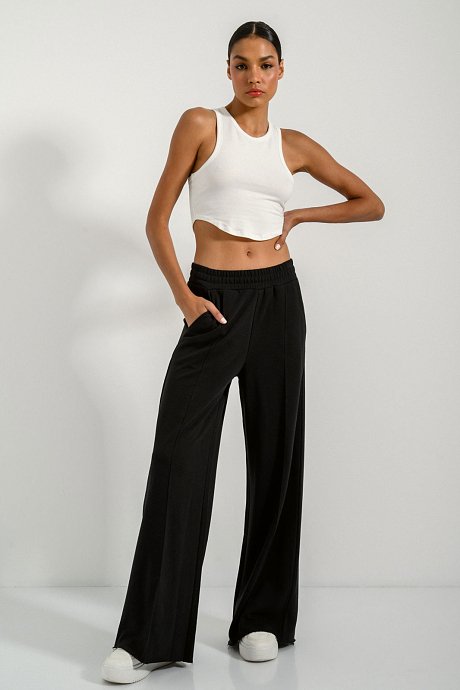 Halter cropped top