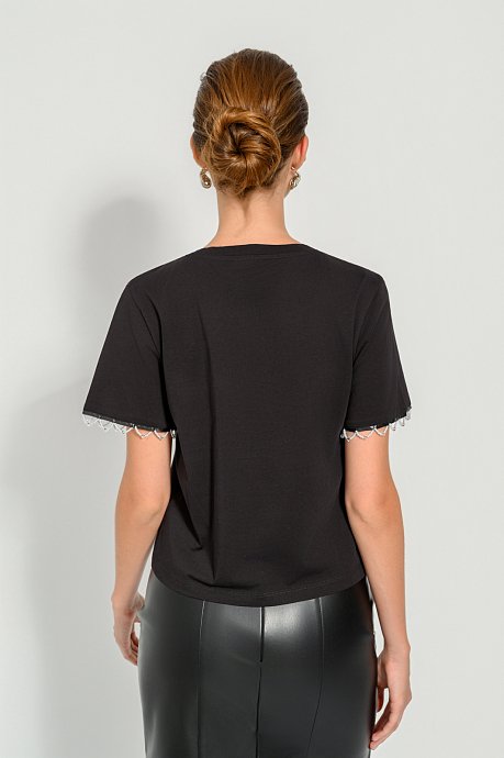 T-shirt με λεπτομέρεια στα μανίκια
