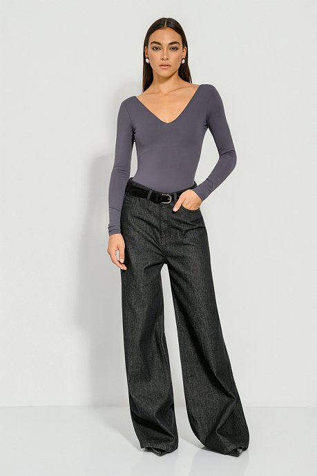 Lycra bodysuit with open back