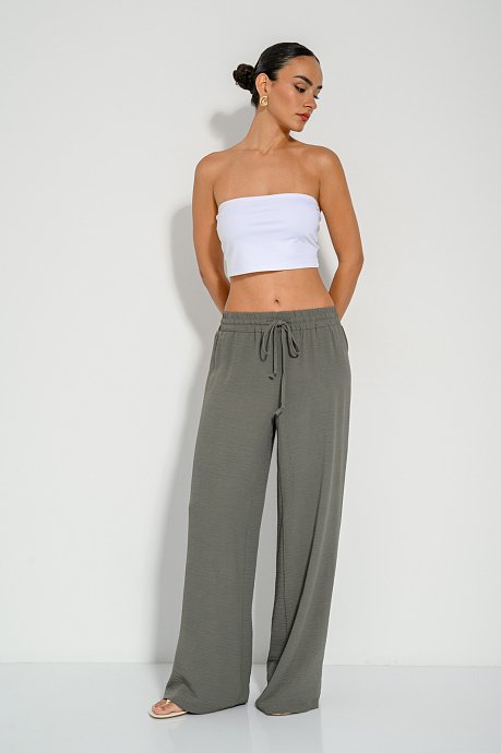 Strapless lycra cropped top