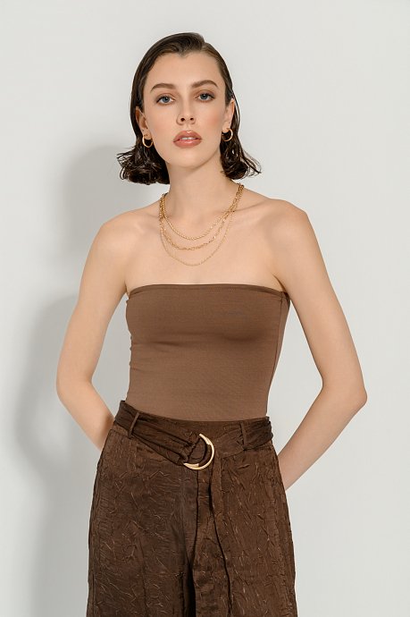 Strapless lycra bodysuit