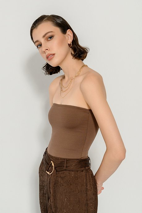 Strapless lycra bodysuit
