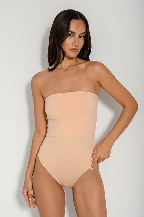 Strapless lycra bodysuit
