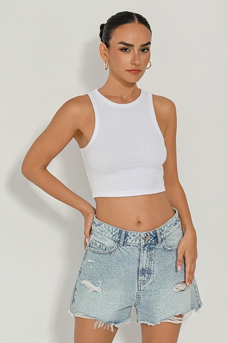 Halter ριπ κροπ τοπ