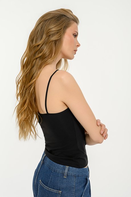 Lycra top with spaghetti straps