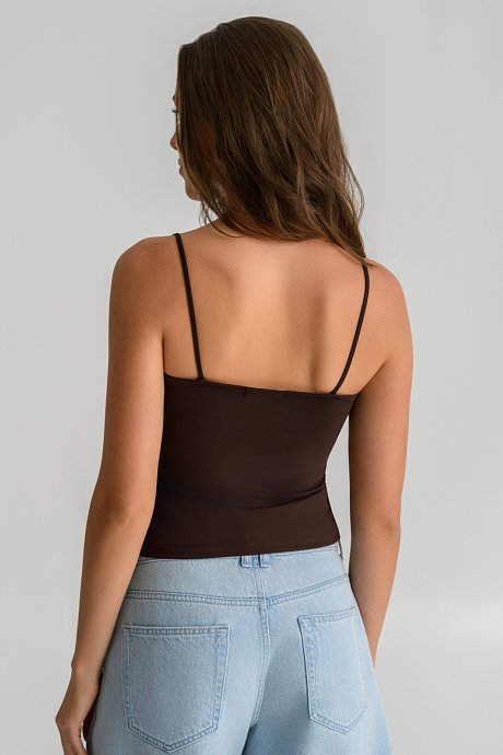 Lycra top with spaghetti straps