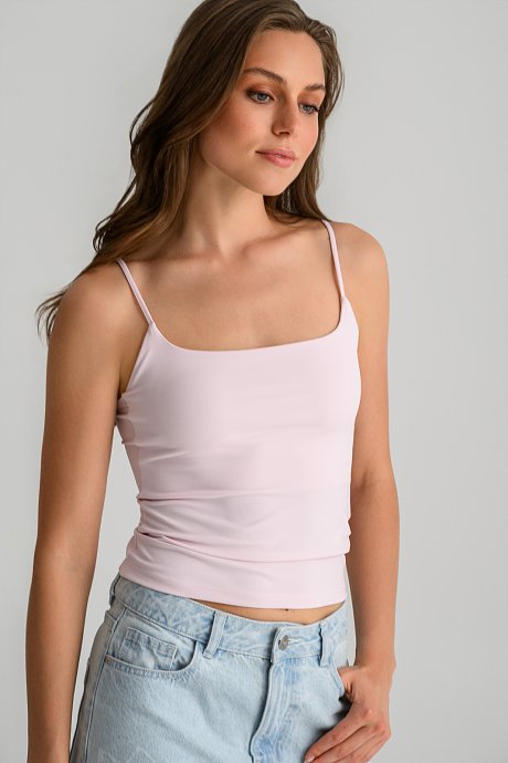 Lycra top with spaghetti straps