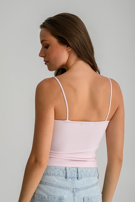 Lycra top with spaghetti straps