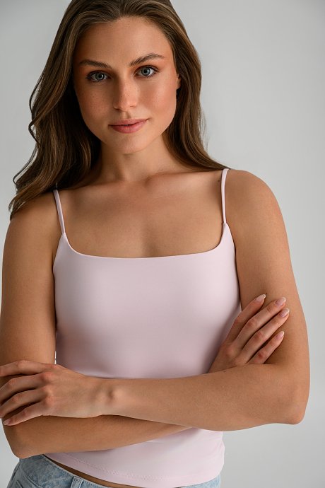 Lycra top with spaghetti straps