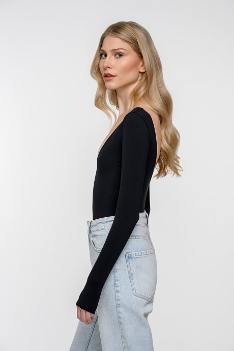 Lycra bodysuit with open back