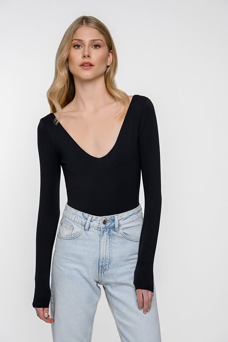 Lycra bodysuit with open back