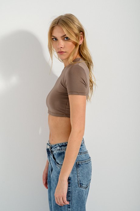 Lycra cropped top
