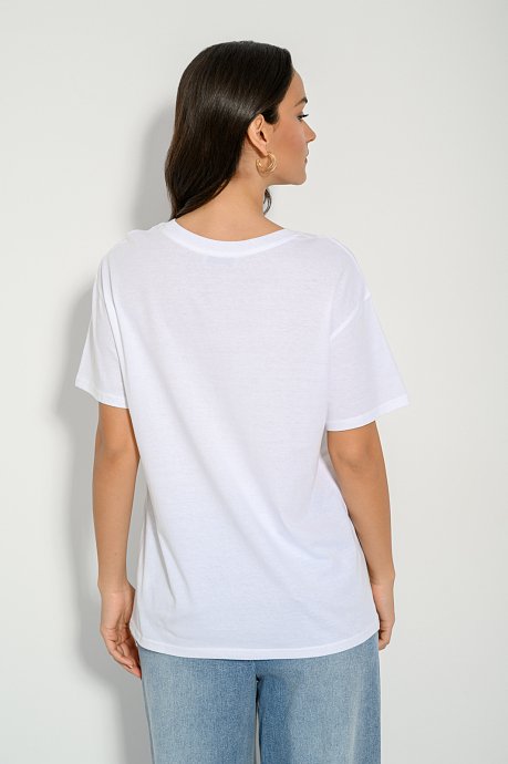 Basic t-shirt με κοντά μανίκια