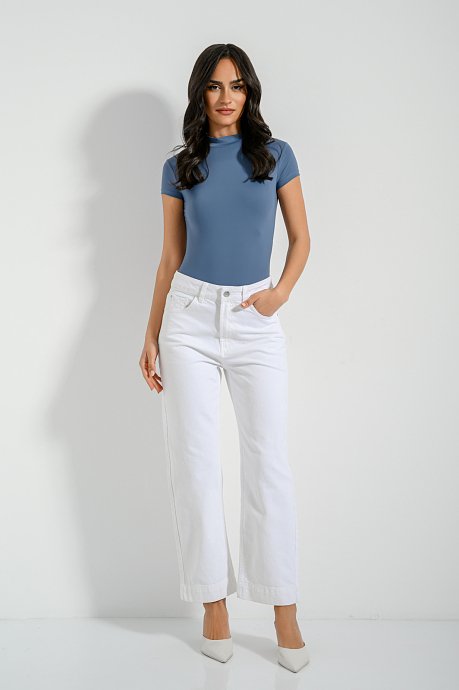Lycra bodysuit with short sleeves