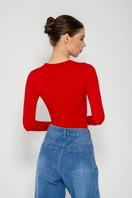 Lycra top with long sleeves