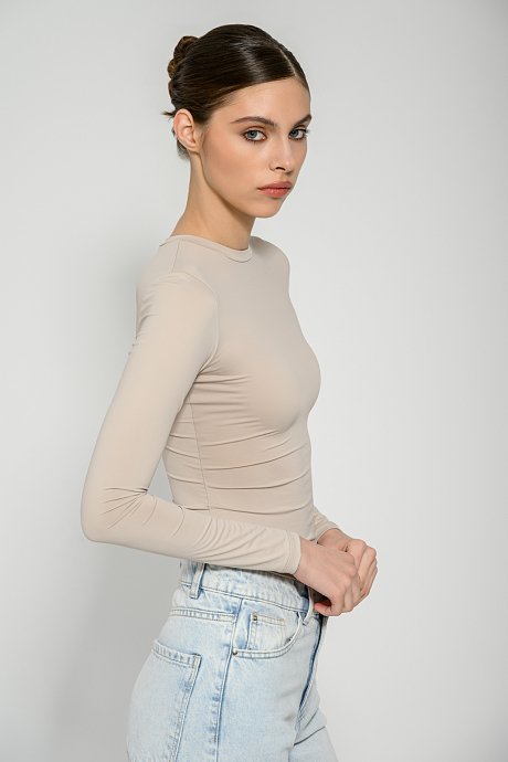 Lycra top with long sleeves