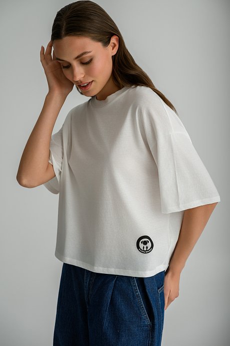 Oversized t-shirt με τύπωμα