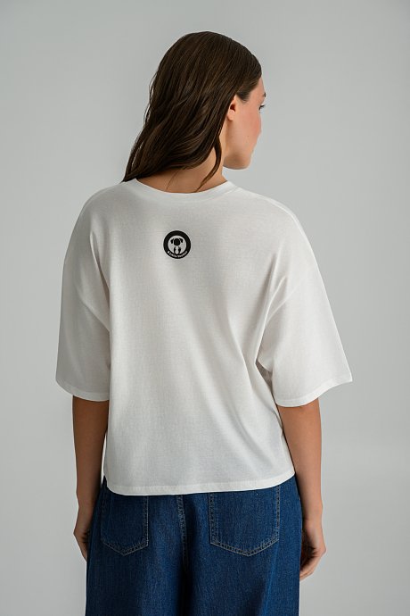 Oversized t-shirt με τύπωμα