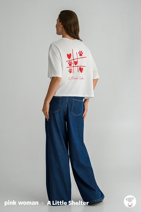 Oversized t-shirt with print