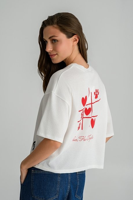 Oversized t-shirt with print