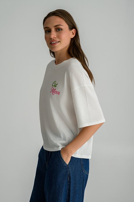 Oversized t-shirt με τύπωμα